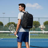 HEAD Waterproof Travel Backpack for Women & Men, Lightweight Laptop Backpack Computer Bags Fits 15.6 inch Notebook, Casual Daypack College Backpacks for Weekender Overnight/Sports Gym/Work/Fitness