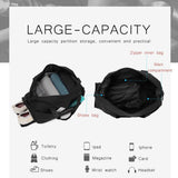 HEAD Women's Gym Duffel Bag, 32L Waterproof Travel Bag with Separate Shoe Compartment, 4 Ways to Carry, Multi - Pocket Sports Tote for Workout, Yoga, Weekender Trip & Business Travel (Black)