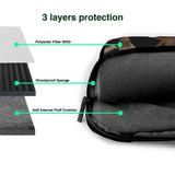 Heavy Lilies in Bloom Patterned 15.6 inch laptop crossbody bag and briefcase, easy to carry for business trips and work