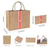 Hello Beaches Large Beach Bag Jute Woven Pink and Red. Beach Bags for women. Versatile tote use as a Pool bag or Work tote.