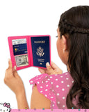 Hello Kitty Passport Holder - Sanrio Passport Holder for Women - Officially Licensed Passport Case (VG701236L.NJ)