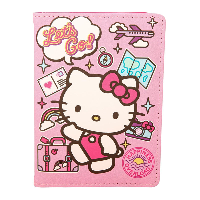 Hello Kitty Passport Holder - Sanrio Passport Holder for Women - Officially Licensed Passport Case (VG701236L.NJ)