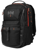 Helly - Hansen Work Day Backpack for Men and Women with Padded Laptop Compartment, Front and Side Pockets, Packable Hip Straps, Black - One Size