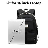 HengQiYu Large Backpack Girl Backpack Teen Girls Bookbag College Women Middle High School School Bag For Big Student Laptop Backpack (Black)