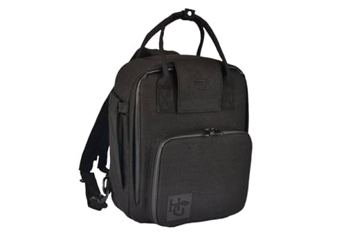 Herb Guard Black Mini Locking Backpack - With Built in Tray, YKK Zippers and More - Doubles as a Shoulder Sling Bag | Backpacks4Less