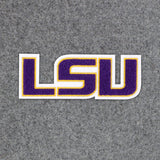 Heritage Gear - Travel Duffel Bags - Overnight Carry On Travel Bags - Weekender Personal Item Travel Bag, Hospital Bag for Women Labor Delivery - LSU Tigers Design - Grey & Brown