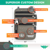 HERO Neck Wallet, RFID Blocking Passport Holder, Easy to Conceal Travel Pouch