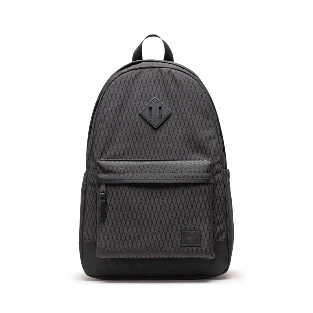 Herschel Supply Co. Herschel Heritage Backpack, Black Diamond/Black, One Size | Backpacks4Less
