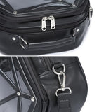 Hexagonal PU Ita Backpack, Clear Pin Window Crossbody Purse for Anime Fans