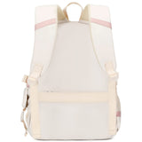Hey Yoo School Backpack for Girls Backpack with Lunch Box Teen Girl Backpack Set Cute School Bag Bookbag for Teen Girls (White)