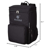 ハイゴールド(Hi - GOLD) General Use Box Type Backpack, Black (Black 19 - 3911tcx), 幅30㎝ 高さ46㎝ 奥行18㎝