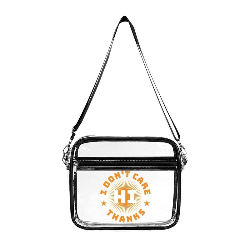 Hi I Don't Care Thanks Funny Crossbody Bags Casual Sling Backpack with Adjustable Strap for Women Men