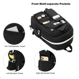 Hidds Laptop Backpacks 15.6 Inch College School Backpack for Girls Women Bookbag Cute Elementary Middle High School Bags Big Anti Theft Travel Daypack Kids Book Bag for Teens Womens Student (Black)