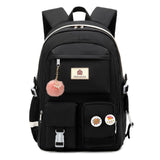 Hidds Laptop Backpacks 15.6 Inch College School Backpack for Girls Women Bookbag Cute Elementary Middle High School Bags Big Anti Theft Travel Daypack Kids Book Bag for Teens Womens Student (Black)