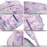Hidds Laptop Backpacks 16 Inch School Bag College Backpack Anti Theft Travel Casual Daypack Bags Cute Bookbags Large Colorfull Carry on Back Pack for Teens Girls Women Students (Tie - Dye Purple)