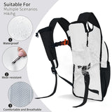 HIGH EXPERIENCE Hiking Backpack 10L/15L Small Daypack Lightweight Packable Travel Foldable Water Resistan for Women Men (White, 15L)