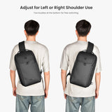 HIGH FIT 7L Sling Bag Crossbody Backpack Compact EDC Daypack for Men Minimalist Chest Shoulder bag 14" MacBook Pro M4, 13" MacBook Air/Pro