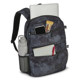 High Sierra Everclass Backpack - Travel or Work Laptop Bookbag with 360° Reflectivity, Dual Water Bottle Pockets & Fits Laptops Up To 15.6”, One Size, Charcoal Waves