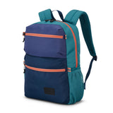 High Sierra Everclass Backpack - Travel or Work Laptop Bookbag with 360° Reflectivity, Dual Water Bottle Pockets & Fits Laptops Up To 15.6”, One Size, Dusk Purple/True Navy/Sea