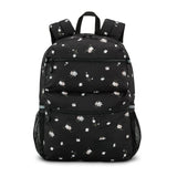 High Sierra Everclass Backpack - Travel or Work Laptop Bookbag with 360° Reflectivity, Dual Water Bottle Pockets & Fits Laptops Up To 15.6”, One Size, Floral Black