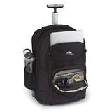 High Sierra Freewheel Pro Wheeled Backpack, Rolling Laptop Bag for Travel, Fits most 15” Laptops, 40L, Black