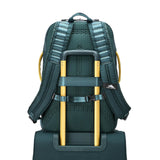 High Sierra Hi - Life 3 - in - 1 Convertible Backpack - Features Removable Daypack, Stack - It Strap, Adjustable Sternum Strap, Fleeced Pocket For Scratch Protection, Dual Water Bottle Pockets - Green/Yellow