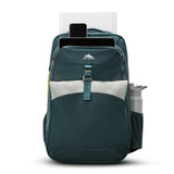 High Sierra Hi - Life 3 - in - 1 Convertible Backpack - Features Removable Daypack, Stack - It Strap, Adjustable Sternum Strap, Fleeced Pocket For Scratch Protection, Dual Water Bottle Pockets - Green/Yellow
