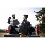 High Sierra Hi - Life 3 - in - 1 Convertible Backpack - Features Removable Daypack, Stack - It Strap, Adjustable Sternum Strap, Fleeced Pocket For Scratch Protection, Dual Water Bottle Pockets - Black/Blue