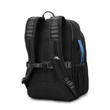 High Sierra Hi - Life 3 - in - 1 Convertible Backpack - Features Removable Daypack, Stack - It Strap, Adjustable Sternum Strap, Fleeced Pocket For Scratch Protection, Dual Water Bottle Pockets - Black/Blue