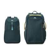 High Sierra Hi - Life 3 - in - 1 Convertible Backpack - Features Removable Daypack, Stack - It Strap, Adjustable Sternum Strap, Fleeced Pocket For Scratch Protection, Dual Water Bottle Pockets - Green/Yellow