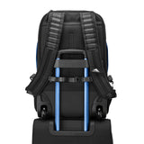 High Sierra Hi - Life 3 - in - 1 Convertible Wheeled Backpack - Features Removable Daypack, Stack - It Strap, Adjustable Handle, Fleeced Pocket For Scratch Protection, Dual Water Bottle Pockets - Black/Blue