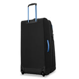 High Sierra Hi - Life 31 - Inch Large Wheeled Duffle - Features Smooth Rolling Wheels, WetPak Pockets, Stack - It Strap, Adjustable Handle, Fleece Pocket, Padded Laptop Sleeve, Expandable - Blue/Black