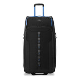 High Sierra Hi - Life 31 - Inch Large Wheeled Duffle - Features Smooth Rolling Wheels, WetPak Pockets, Stack - It Strap, Adjustable Handle, Fleece Pocket, Padded Laptop Sleeve, Expandable - Blue/Black