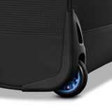 High Sierra Hi - Life 31 - Inch Large Wheeled Duffle - Features Smooth Rolling Wheels, WetPak Pockets, Stack - It Strap, Adjustable Handle, Fleece Pocket, Padded Laptop Sleeve, Expandable - Blue/Black