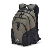 High Sierra Loop - Backpack, Travel, or Work Bookbag with tablet - sleeve, Olive, One Size