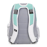 High Sierra Loop Backpack, Travel, or Work Bookbag with tablet sleeve, One Size, Aquamarine/White/Ash