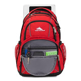 High Sierra Swerve Laptop Backpack, Crimson/Black, One Size