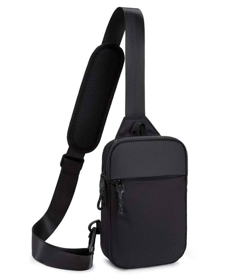 higouta Mini Sling Bag for Men Women, RFID Blocking Crossbody Backpack Casual Utility Chest Phone Bag for Travel Workout