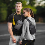 higouta Mini Sling Bag for Men Women, RFID Blocking Crossbody Backpack Casual Utility Chest Phone Bag for Travel Workout