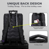 HIMZ WARRIOR Lightweight Laptop Backpack, 17 Inch Water Resistant Travel Backpack for College, Commuter & Business, Anti - Theft Hidden Pocket, Luggage Sleeve, Multiple Compartments for Men & Women