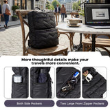 HIMZ WARRIOR Lightweight Laptop Backpack, 17 Inch Water Resistant Travel Backpack for College, Commuter & Business, Anti - Theft Hidden Pocket, Luggage Sleeve, Multiple Compartments for Men & Women