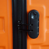 Hipack Hardside 3 - Piece Spinner Luggage Set, Orange, One_Size