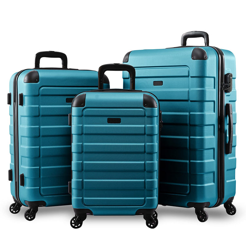 Hipack Prime Hardside 3 - Piece Spinner Luggage Set - Turquoise