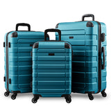 Hipack Prime Hardside 3 - Piece Spinner Luggage Set - Turquoise