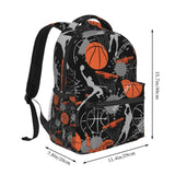 HKHEHOP Cool Ball Basketball Backpack For School Laptop Bags Bookbag Big Casual Daypack For Student Girls Boys Kids Teens Travel Sports Work