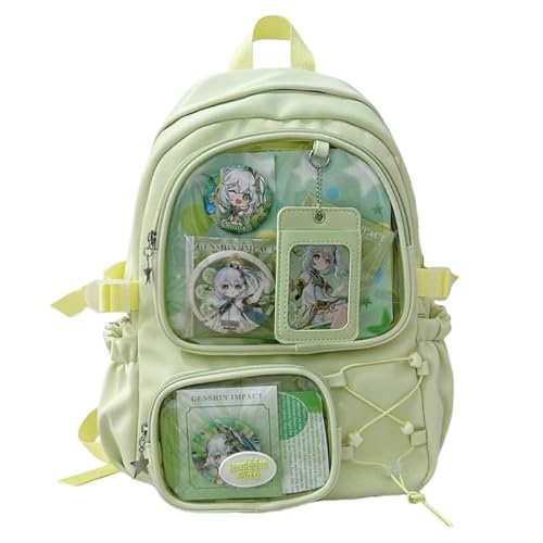 HOKMAH Cute Itabag Backpack Purse Bag - Kawaii Coquette Bookbag Ita Shoulder Bag Y2k Harajuku Backpack Cutecore Daypack (Green) | Backpacks4Less