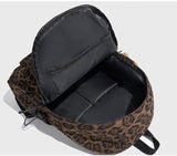 HOKMAH Fashion Cheetah Backpack Shoulder Bag, Trendy y2k Design Daypack Bookbag Leopard Print Coquette Purse Women Men Daily (Brown)