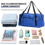 HOLYLUCK Foldable Travel Duffel Bag For Women & Men Luggage Great for Gym (Blue)