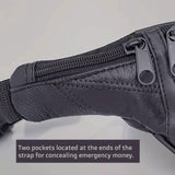 Home - X Leather Fanny Pack for Women and Men - Multipurpose Fanny Pack Crossbody Bags for Women - Adjustable Strap Leather Waist Bag for Travel, Hiking, Running and Cycling
