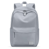 HOMIEE Lightweight Casual Laptop Backpack Fits 15.6 Inch Computer, Water - Resistant Small Daypack Unisex Bookbag for Teen College Work Travel, Grey
